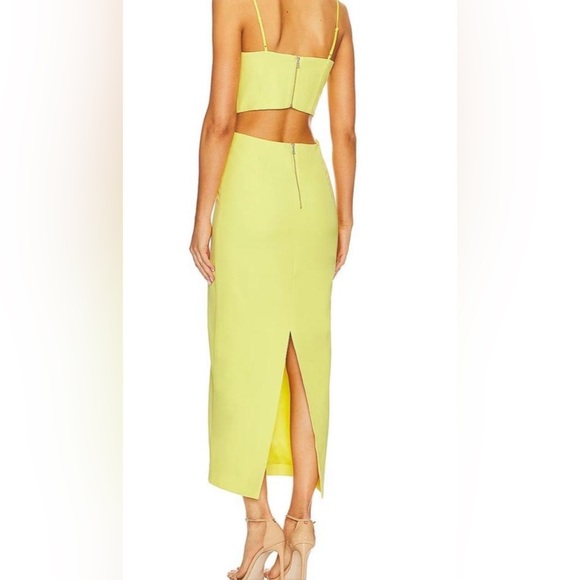 Bardot Limoncello Midi Martini Dress, Size Medium, US6 NWT - Picture 2 of 11